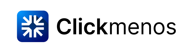 Clickmenos logo